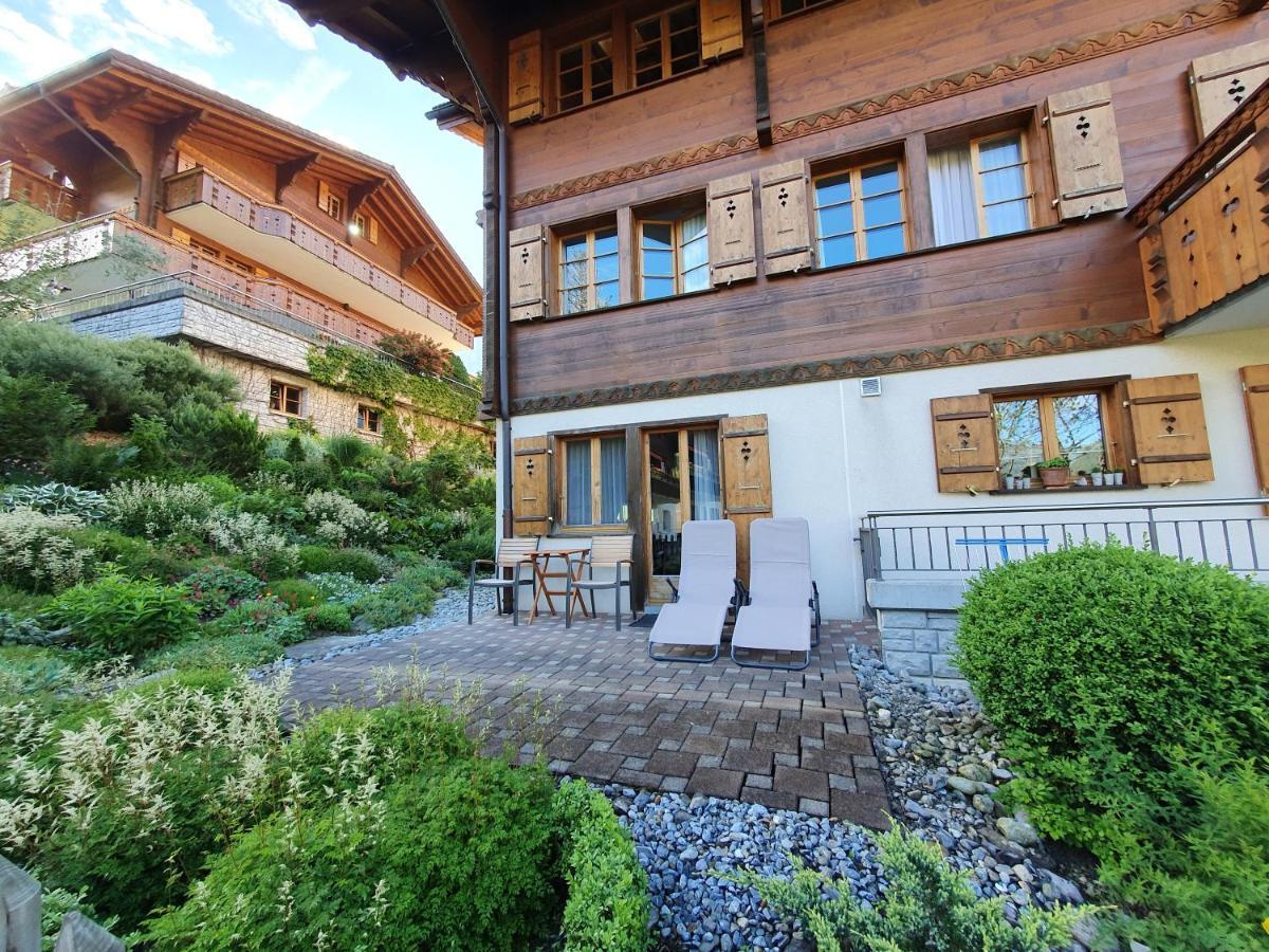 Mom - Alpine Boutique Apartments, Chalet Fagus, Terrace Studio Grindelwald Exteriér fotografie