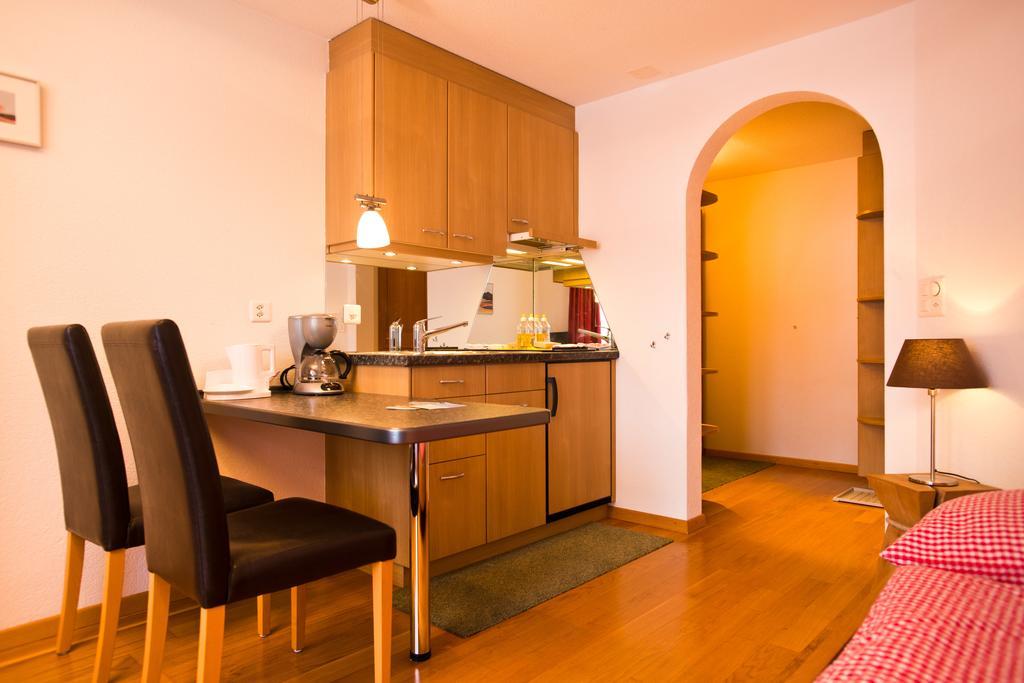Mom - Alpine Boutique Apartments, Chalet Fagus, Terrace Studio Grindelwald Pokoj fotografie
