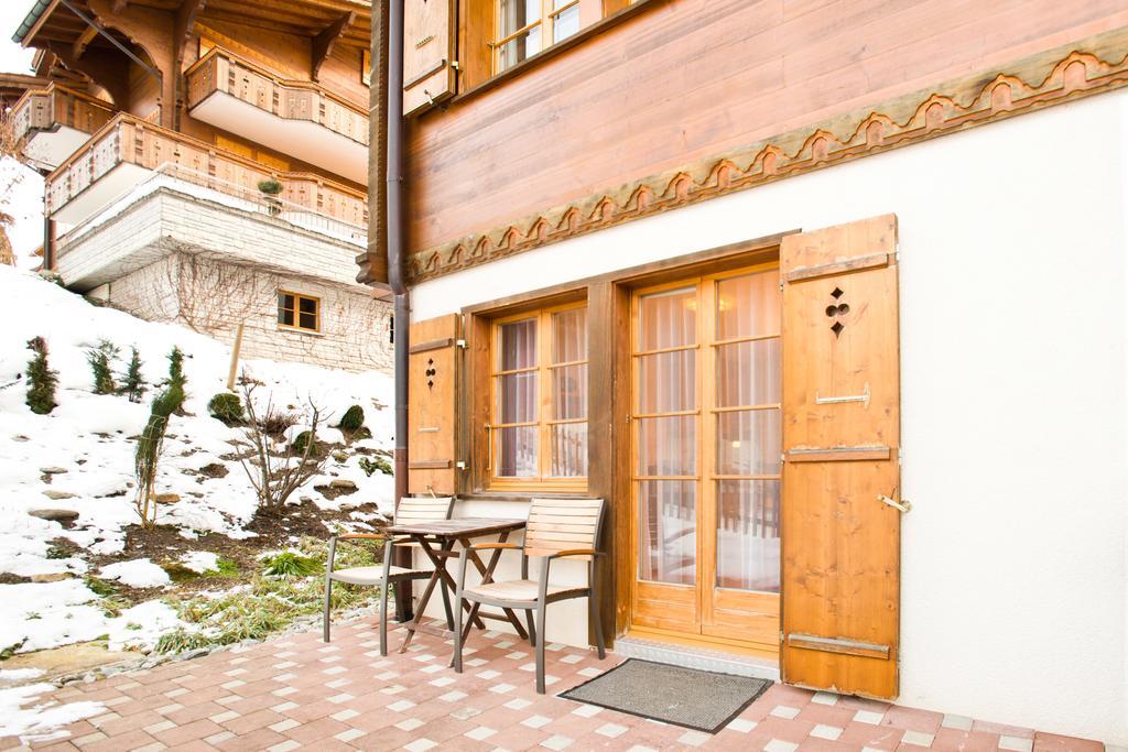 Mom - Alpine Boutique Apartments, Chalet Fagus, Terrace Studio Grindelwald Pokoj fotografie