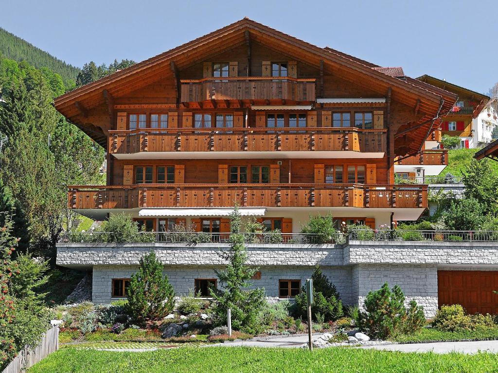 Mom - Alpine Boutique Apartments, Chalet Fagus, Terrace Studio Grindelwald Pokoj fotografie